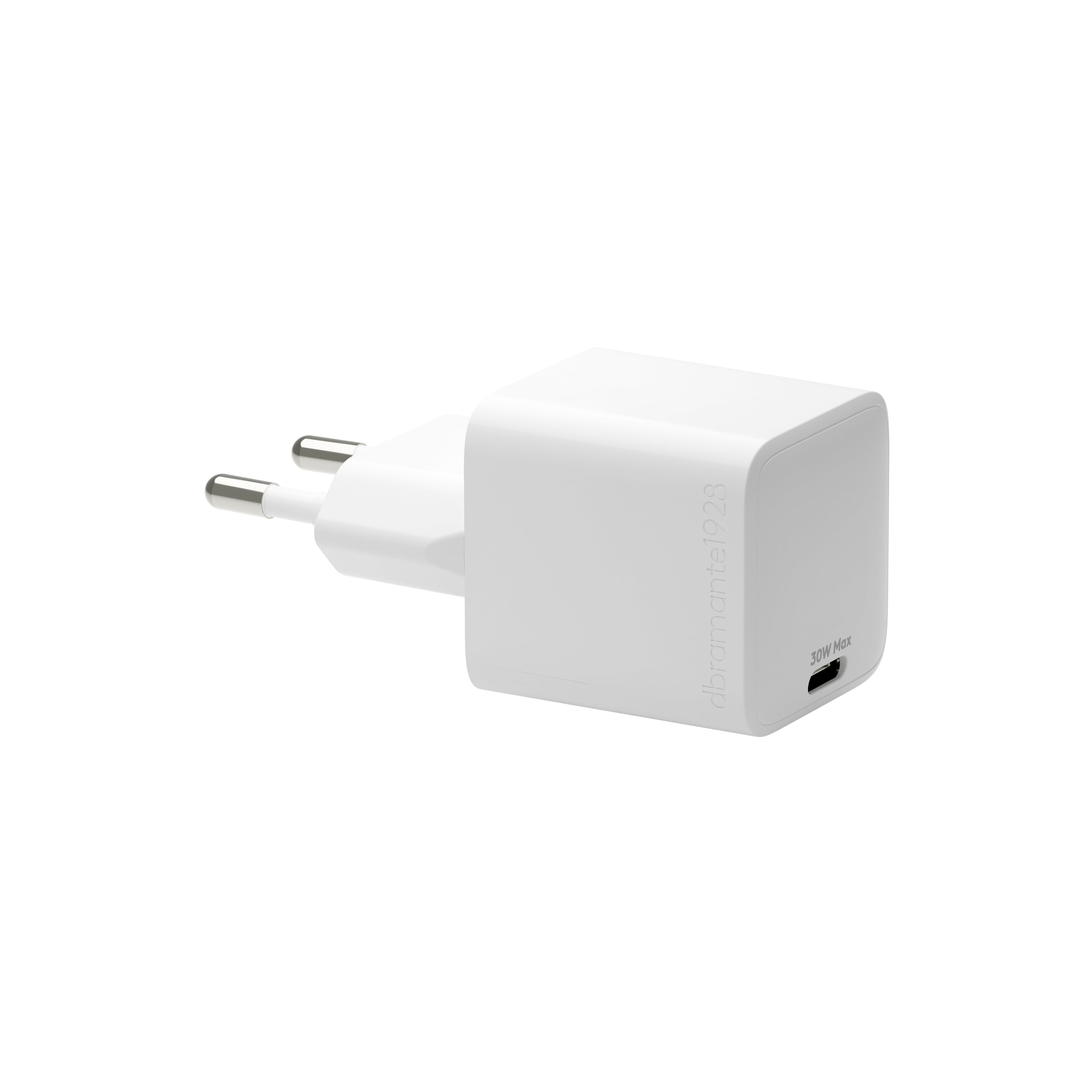 Dbramante1928 Re-Charge Adaptador De Corriente 30 Vatios Pd Qc (24 Pin Usb-C) Blanco Europa