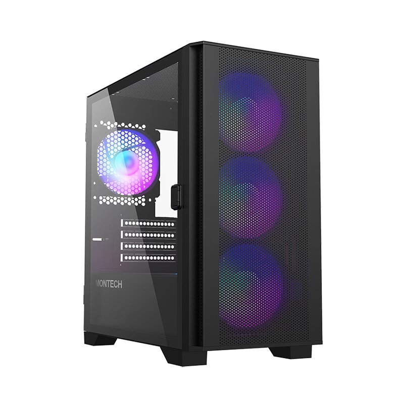 EAN 4710562748086 - Montech Air 100 ARGB Mini Tower Negro imagen 1