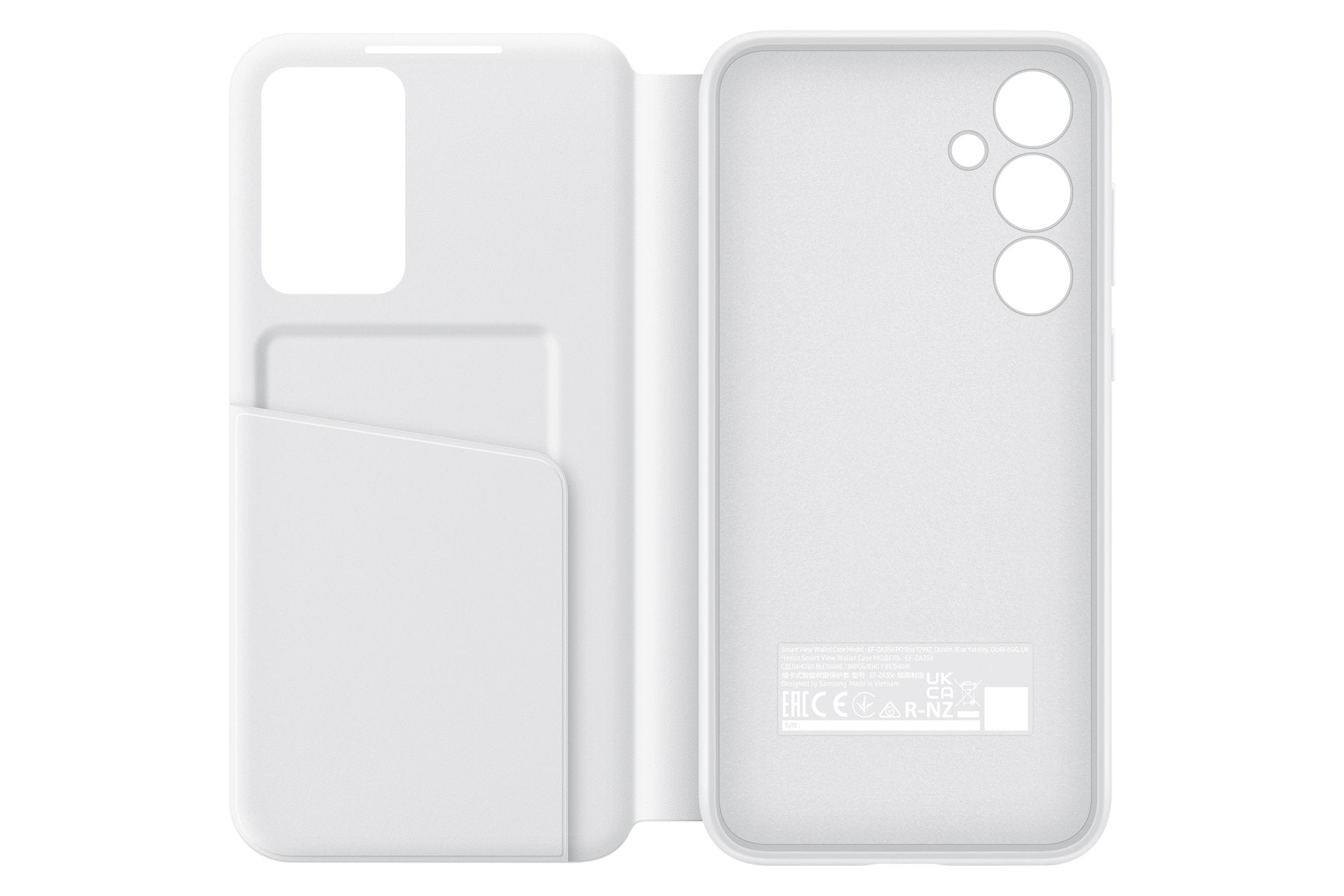 EAN 8806095546605 - Samsung EF-ZA356 funda para teléfono móvil 16,8 cm (6.6") Funda cartera Blanco imagen 6