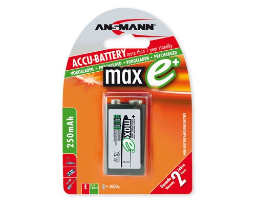 Ansmann Maxe Nimh Akku 300 9v 270 Mah