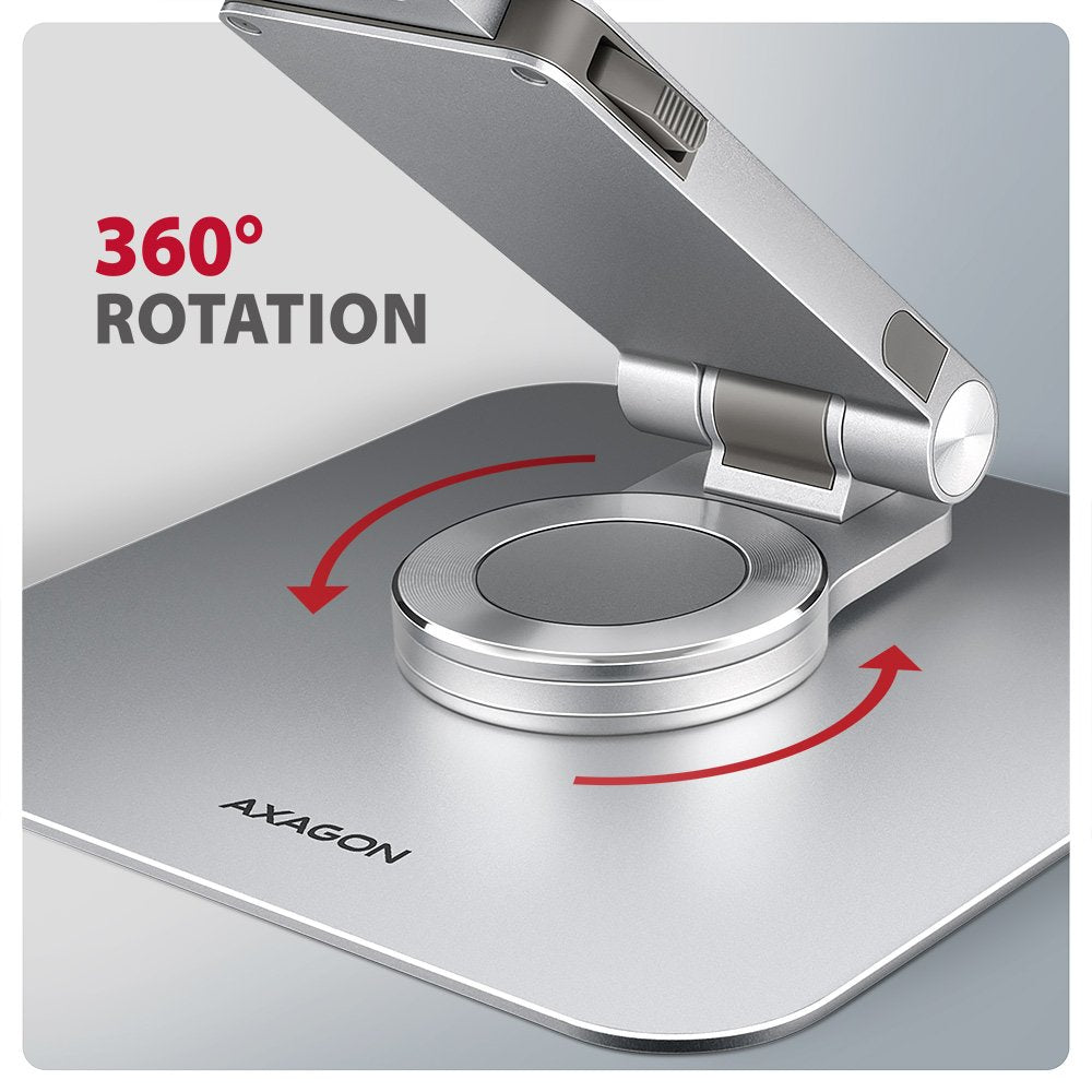 EAN 8595247908650 - Axagon STND-LR soporte para ordenador portátil Mesita plegable para ordenador portátil Plata 43,9 cm (17. imagen 5