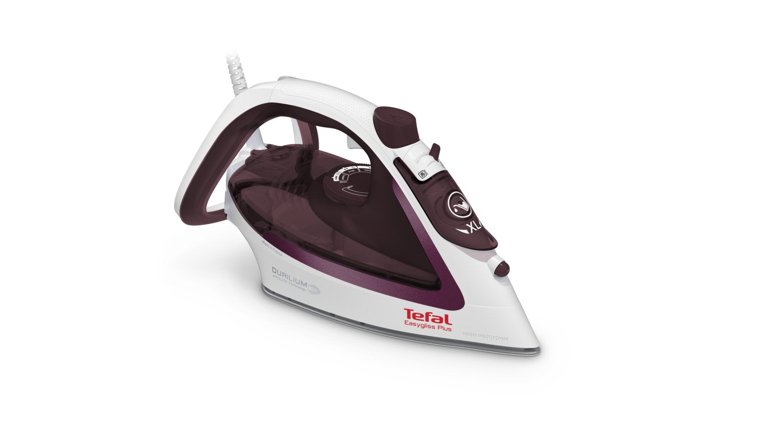 Plancha Tefal Easygliss Plus Fv 5714 De Vapor Blanco/Morado Fv 5714