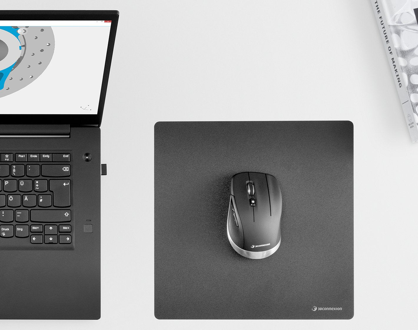 Ratón 3dconnexion Spacemouse Wireless Kit 2 Mano Derecha Rf Wireless + Bluetooth + Usb Type-A Óptico