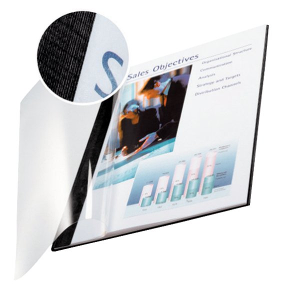 Leitz Buchbindemappen Negro Para 106-140 Hojas Din A4