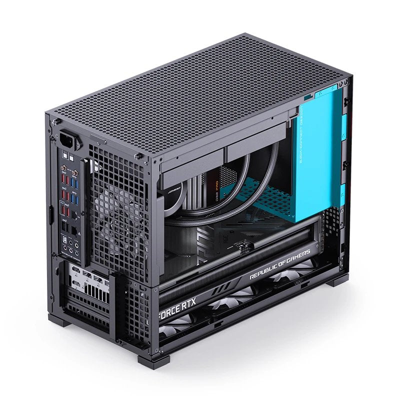 Jonsbo D32 Pro Negro Pc-Gehäuse, Mini-Gehäuse, Matx, Tempered Glass - Schwarz