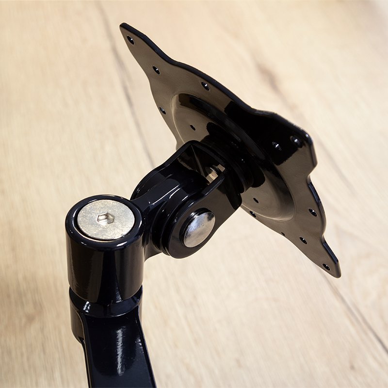 Logilink Bp0074 Logilink - Soporte De Escritorio Para Dos Monitores, Aluminio