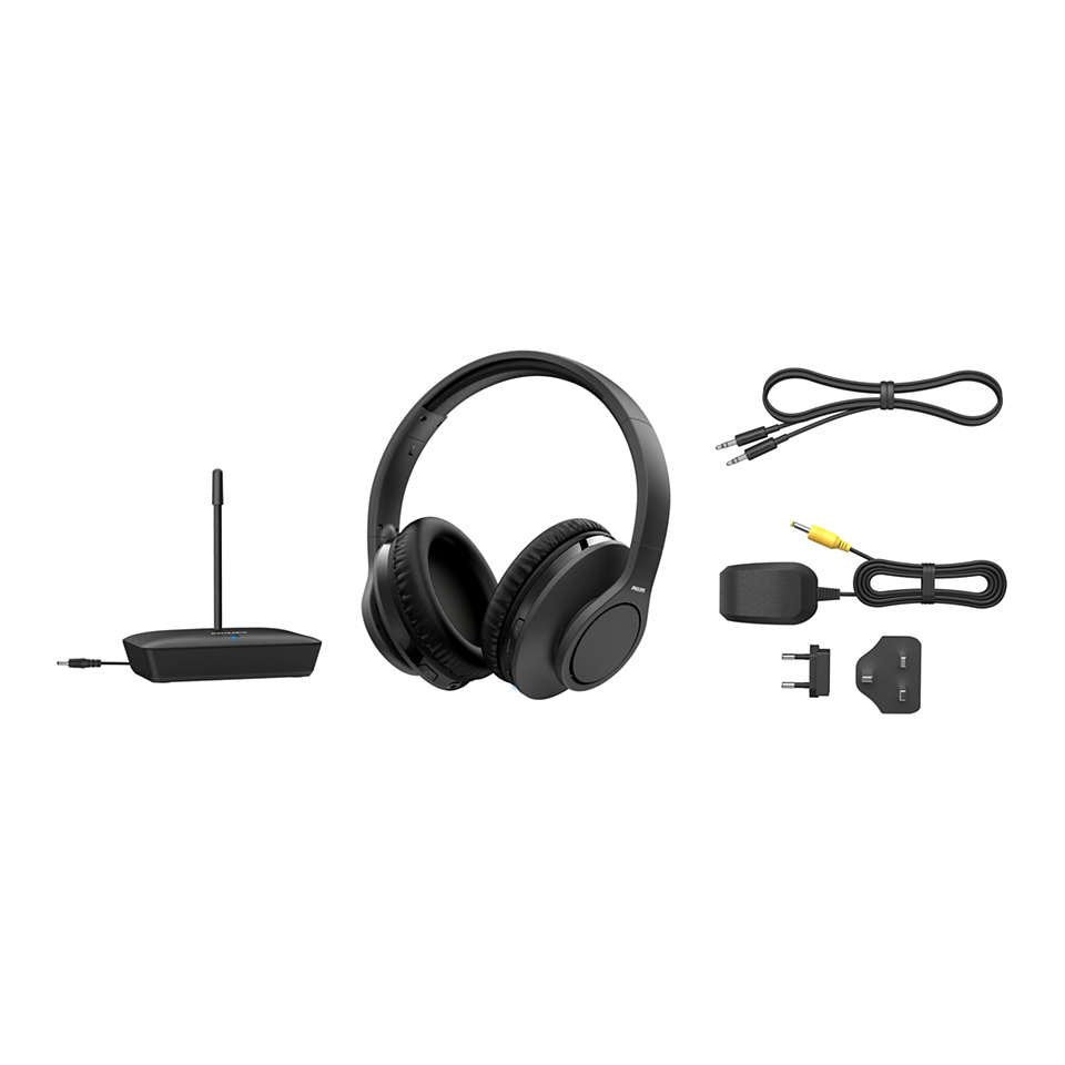 Auriculares Philips Tah6005 10bk Inalambrico Negro