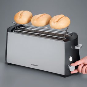 Cloer 3710 - Toaster - 4 Disco - Mate Negro
