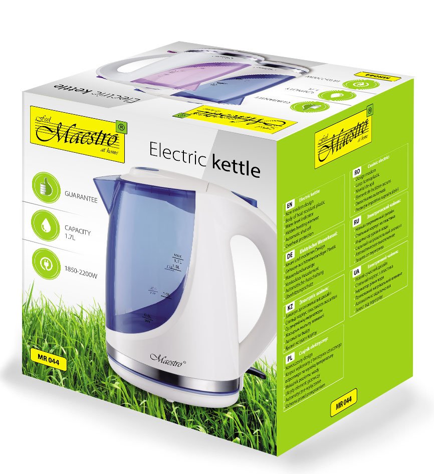 Hervidor Eléctrico1,7l 2200w Maestro Mr-044-Violet