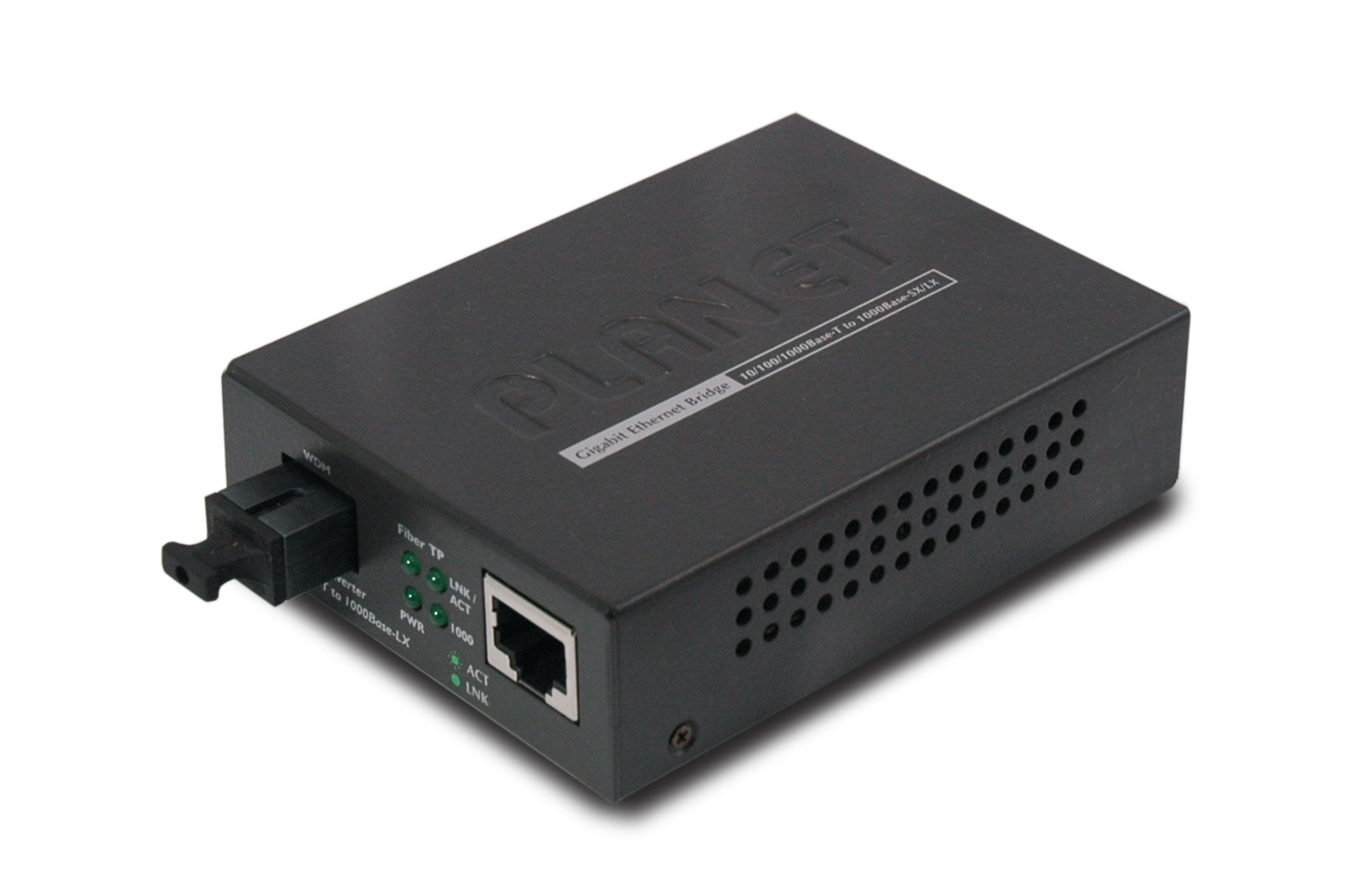 10 100 1000base-T To Wdm Bi-Directional Fiber Converter 15km