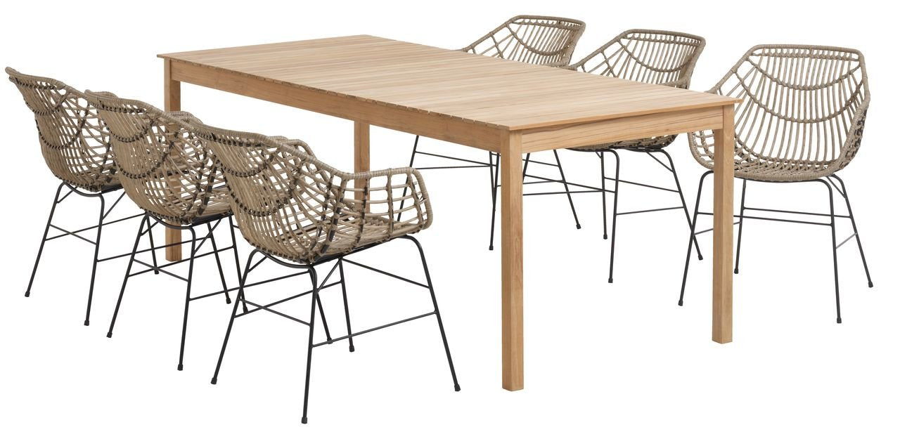 Silla Jysk Ilderhuse Natural (2 Piezas)