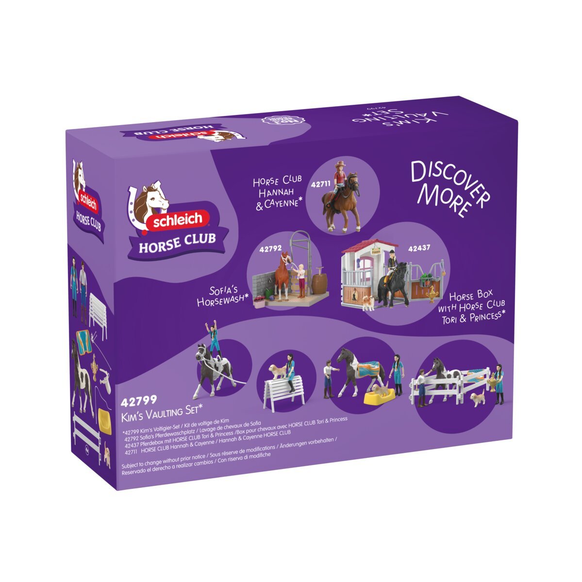 Schleich Horse Club Kim'S Voltigier Set 42799