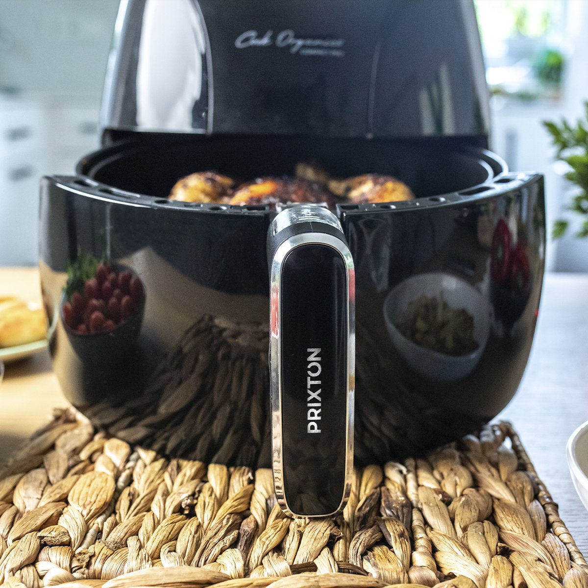 EAN 8436042557400 - PRIXTON Cook Organics Compact Pro Sencillo 5 L Independiente 2000 W Freidora de aire caliente Negro, Plat imagen 4