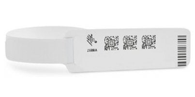 EAN 5706998758507 - Zebra Z-Band UltraSoft Blanco Pulsera de hospital imagen 1