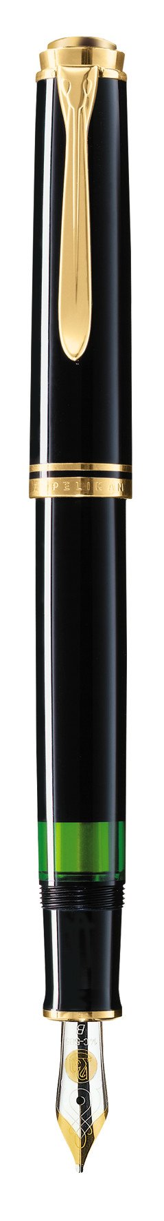 Pelikan M600 Pluma Estilográfica Sistema De Llenado Integrado Negro, Oro 1 Pieza(S)