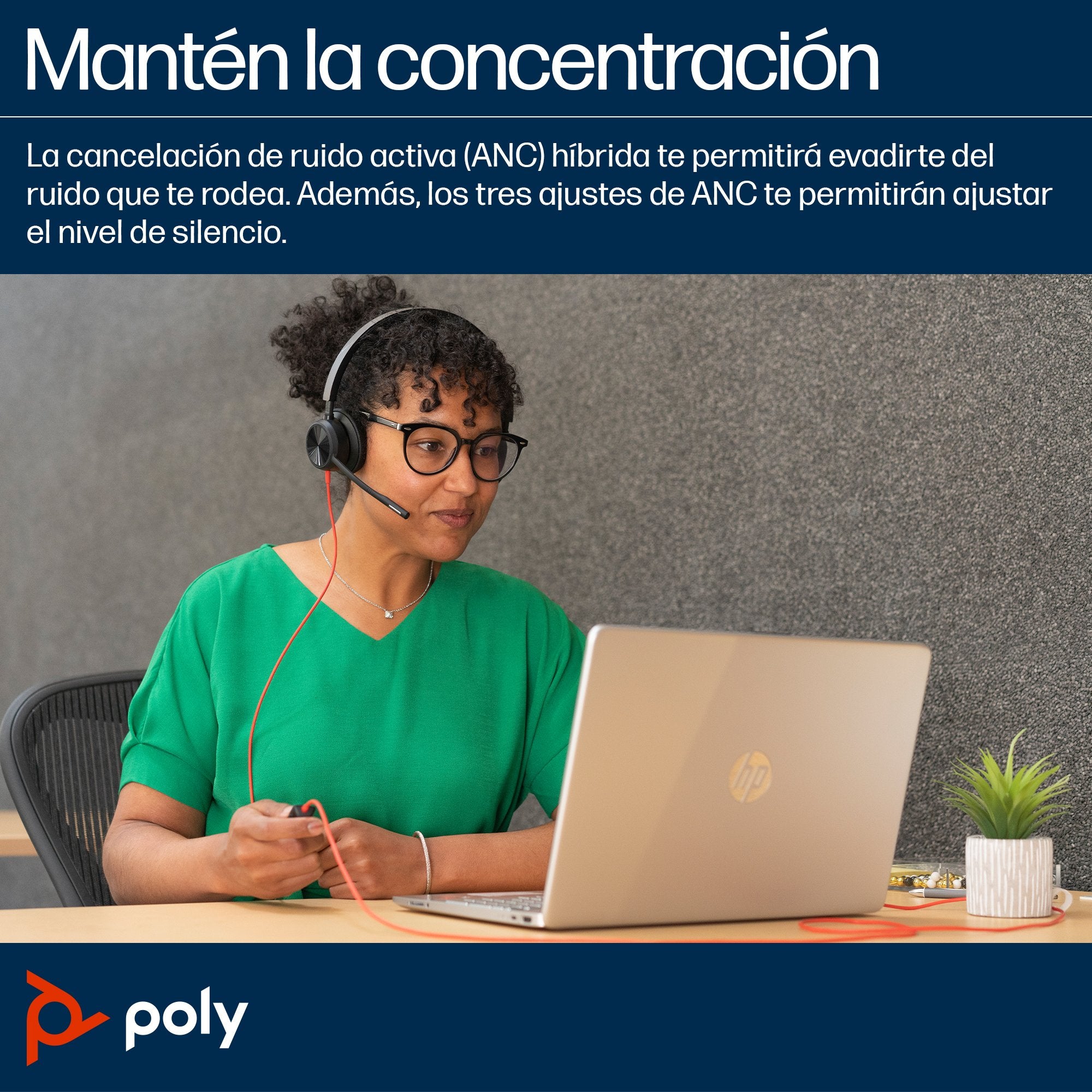 EAN 0197498429267 - HP Poly Blackwire 8225 Stereo Microsoft Teams Certified USB-C Headset +USB-C/A Adapter Alámbrico Diadema imagen 7