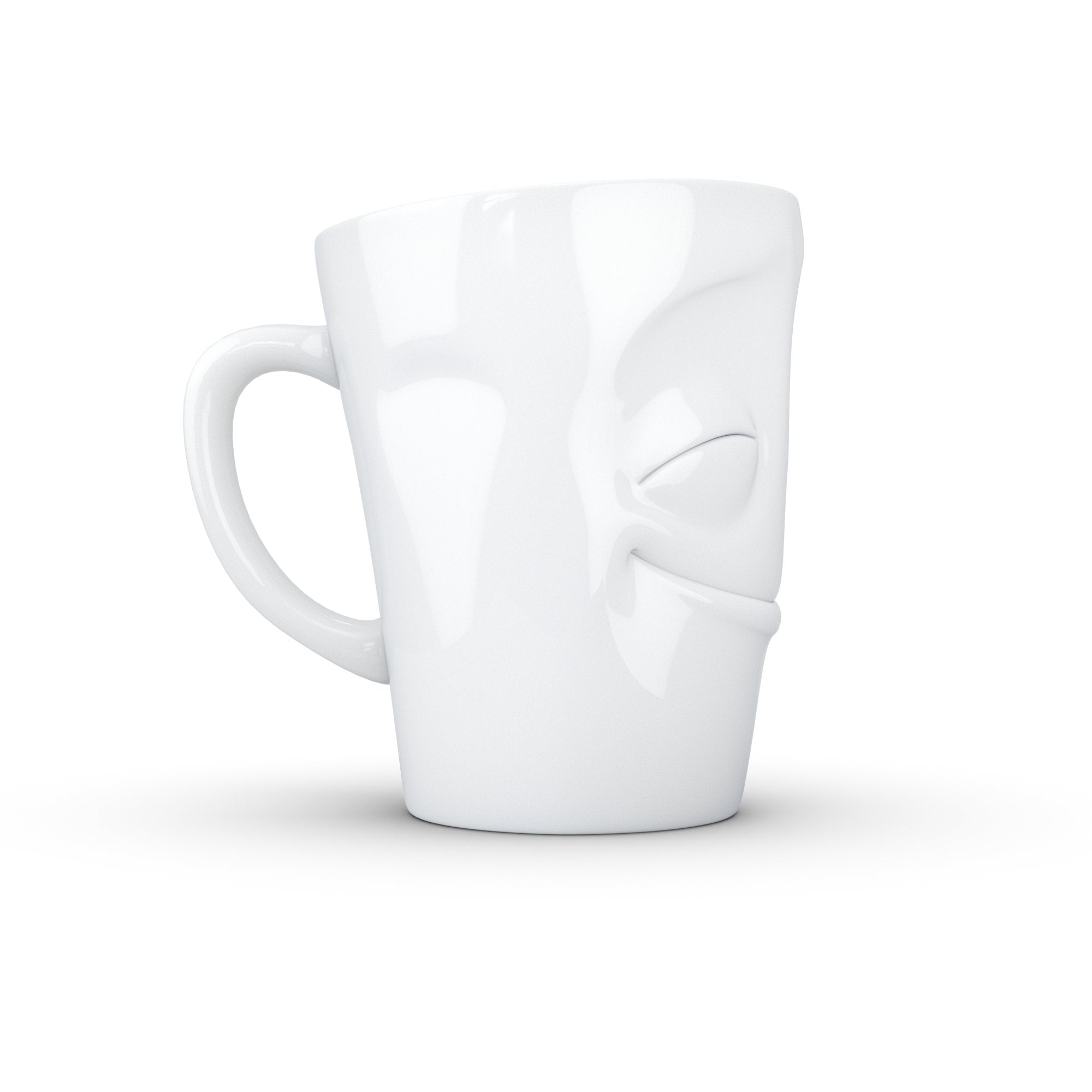 Fiftyeight Henkelbecher 350ml - Vergnügt Blanco