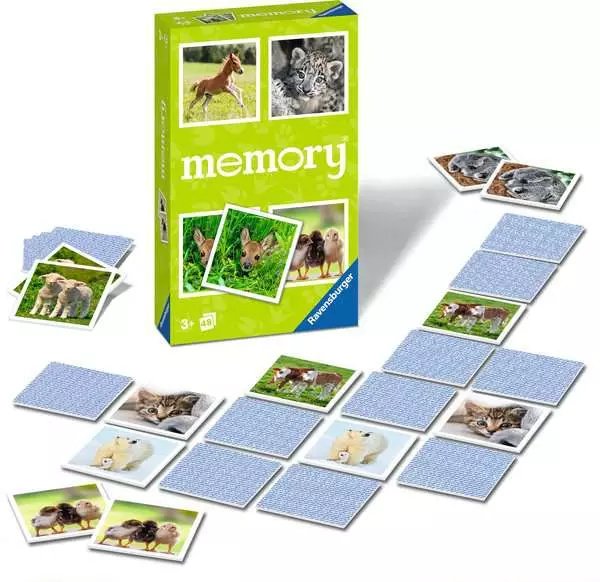 Ravensburger Animal Bebe Memoria, Juego De Memoria 22458