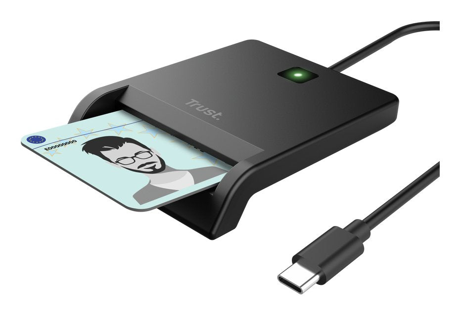 EAN 8713439262537 - Trust 26253 lector de tarjeta inteligente Interior USB Tipo C Negro imagen 2