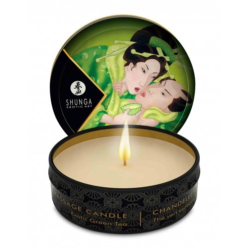 Shunga Mini Vela De Masaje Té Verde