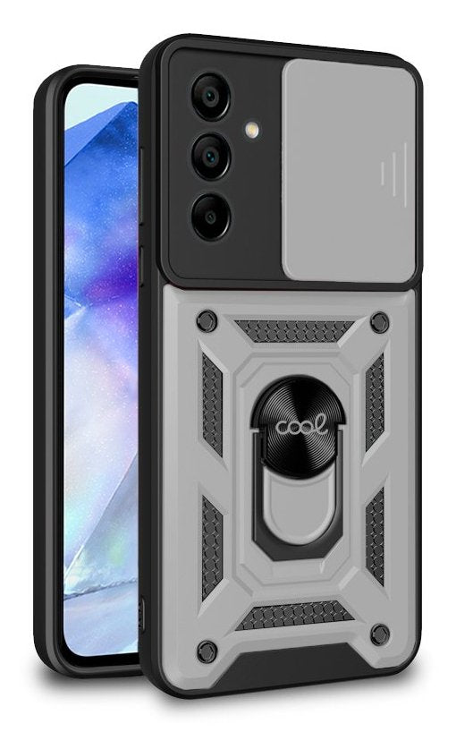 Funda Cool Samsung Galaxy A55 Hard Ring Plata