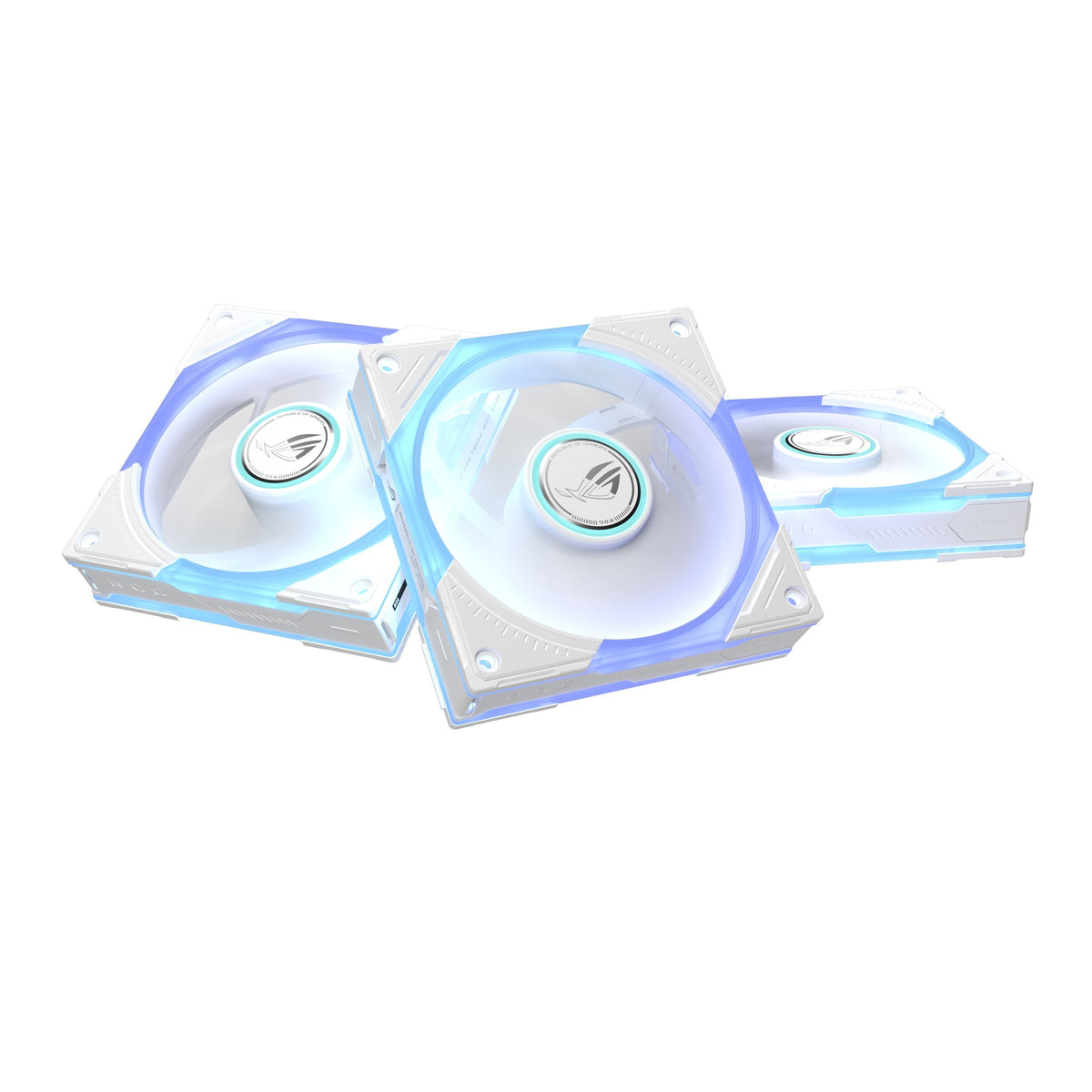 Ventilador Pc Asus Rog Eurux Gr120 Fan Argb Blanco 3in1