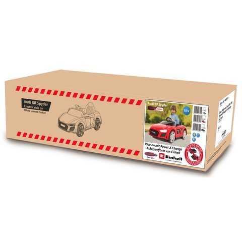 Jamara Correpasillos Audi R8 Spyder 18v Einhell Power Xchange Rojo