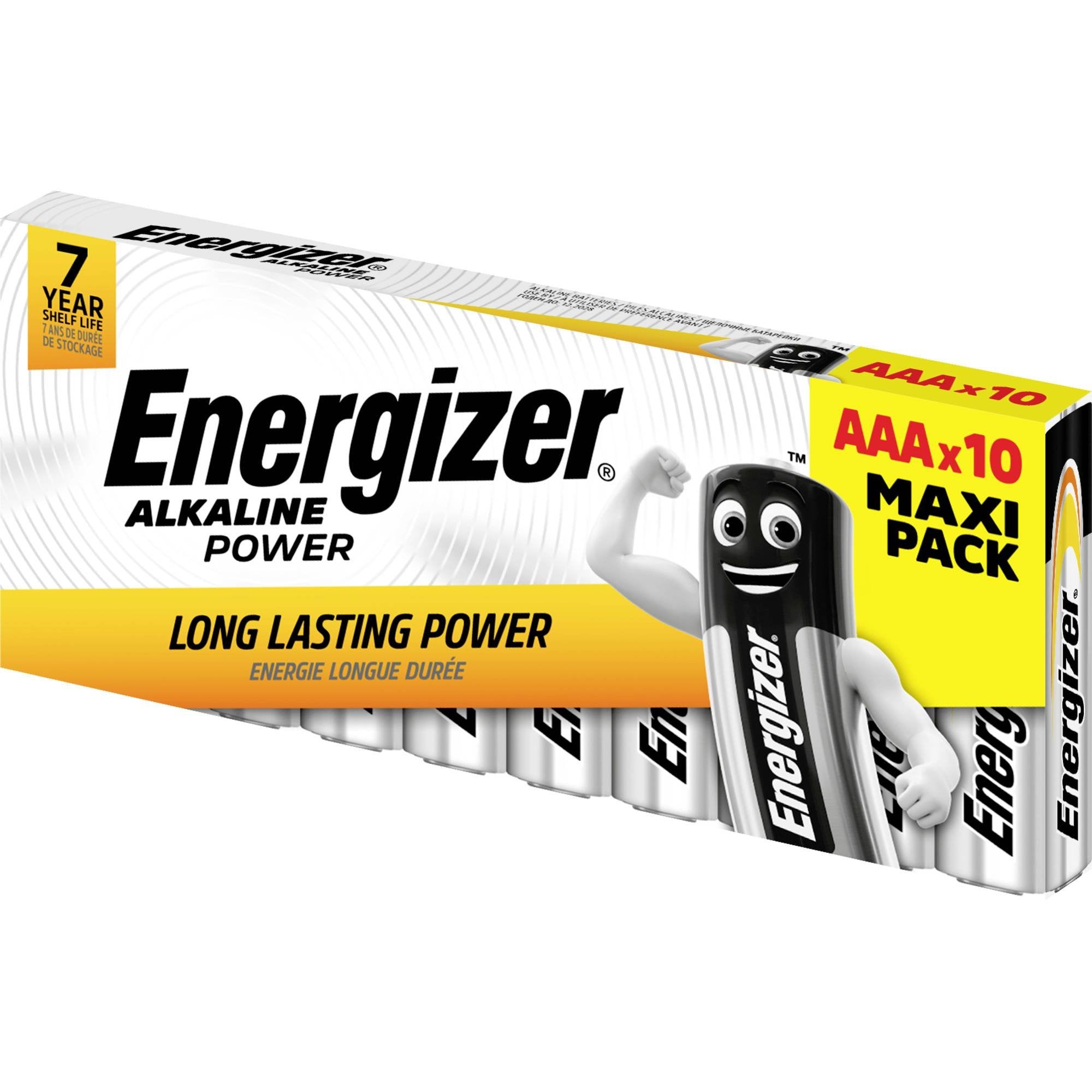 Energizer Alkaline Power Pilas Aaa Lr03 10 Unidades