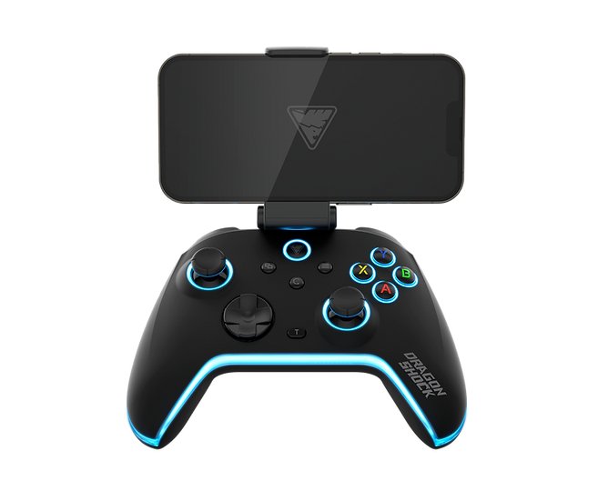 Gamepad Dragonshock Aurora Wireless +Bt Negro Ps3,Pc, Android