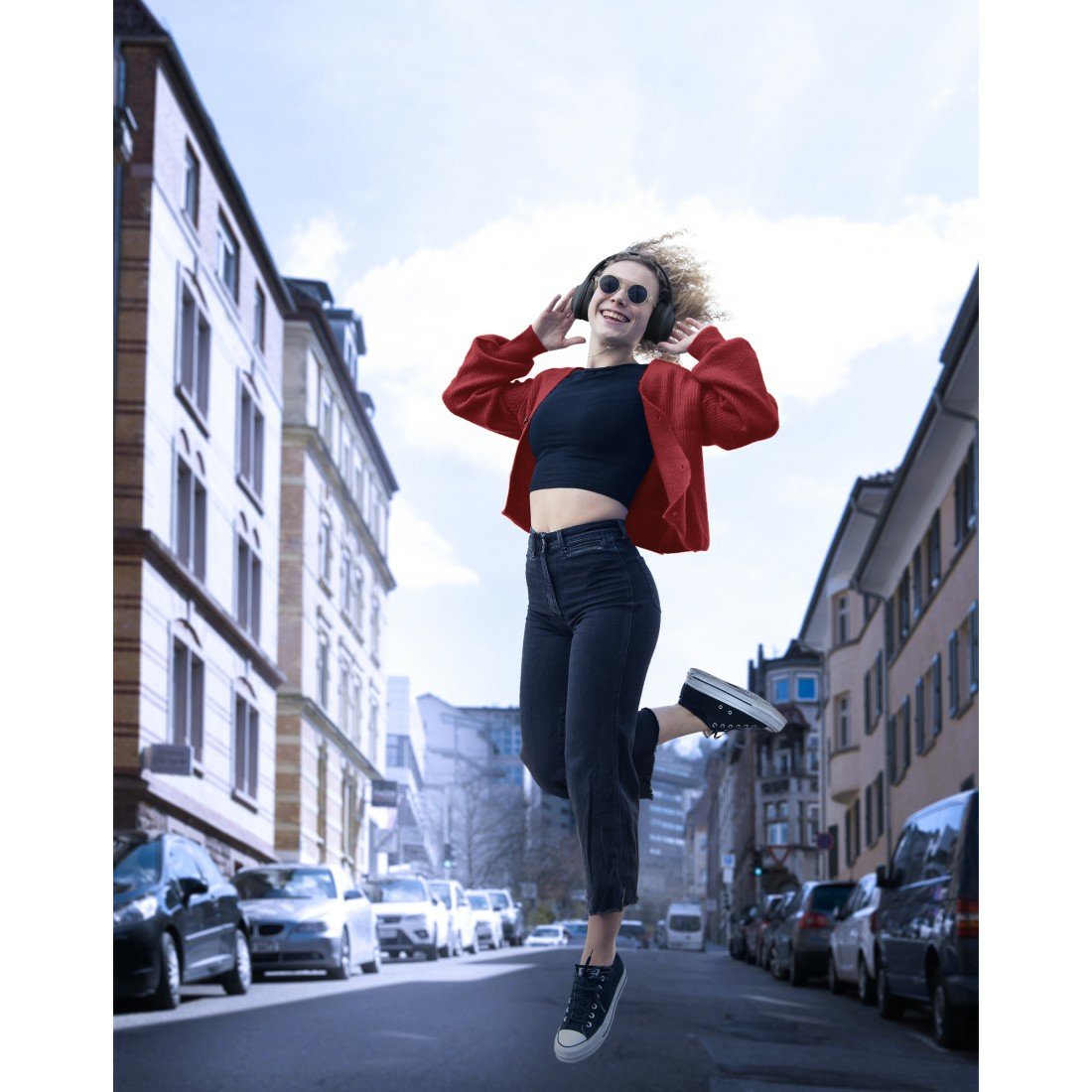 Sluchawki Nauszne Bluetooth "Spirit Calypso Ii" Czarne