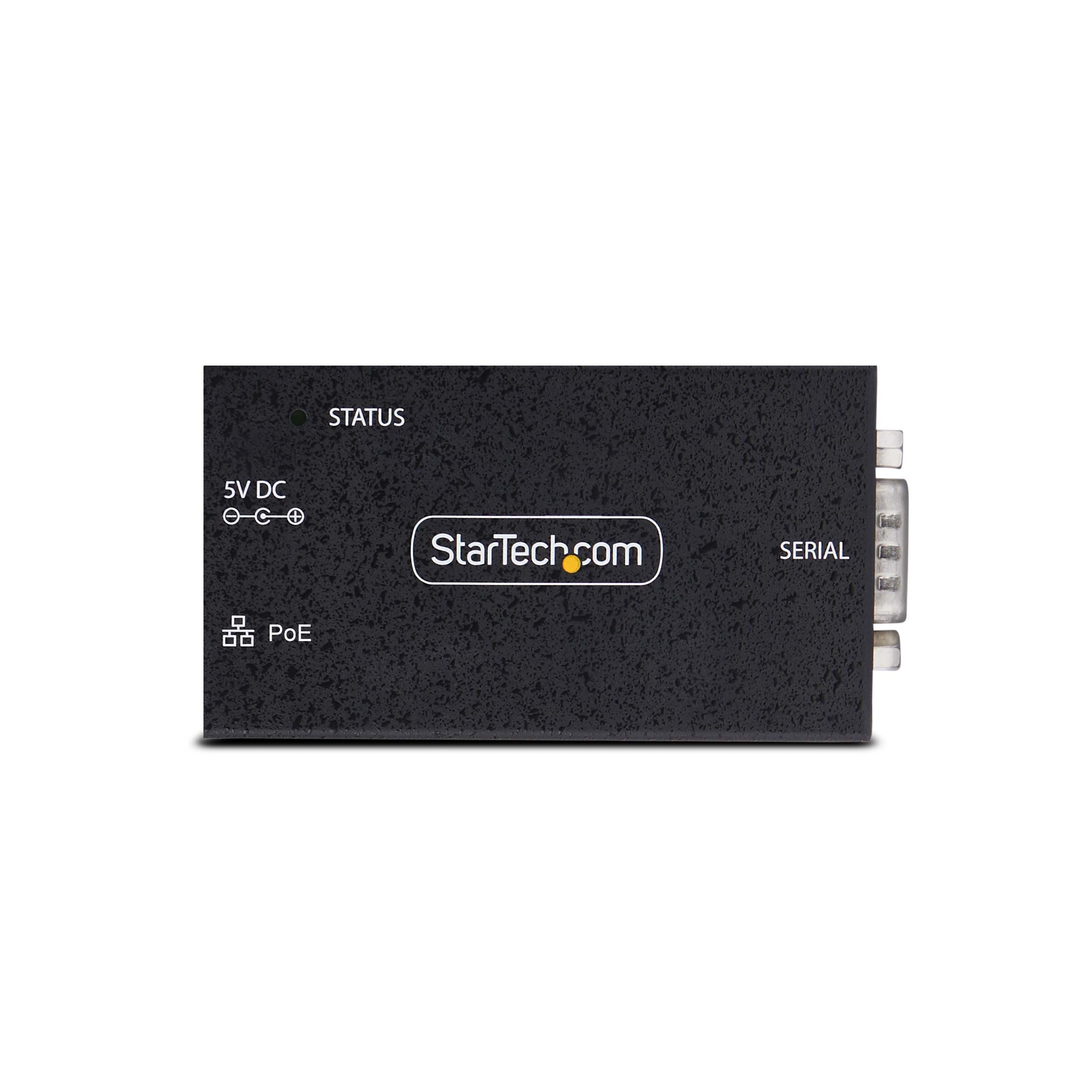 EAN 0065030906005 - StarTech.com I13P-SERIAL-ETHERNET convertidor, repetidor y aislador en serie RS-232 RJ-45 Negro imagen 5