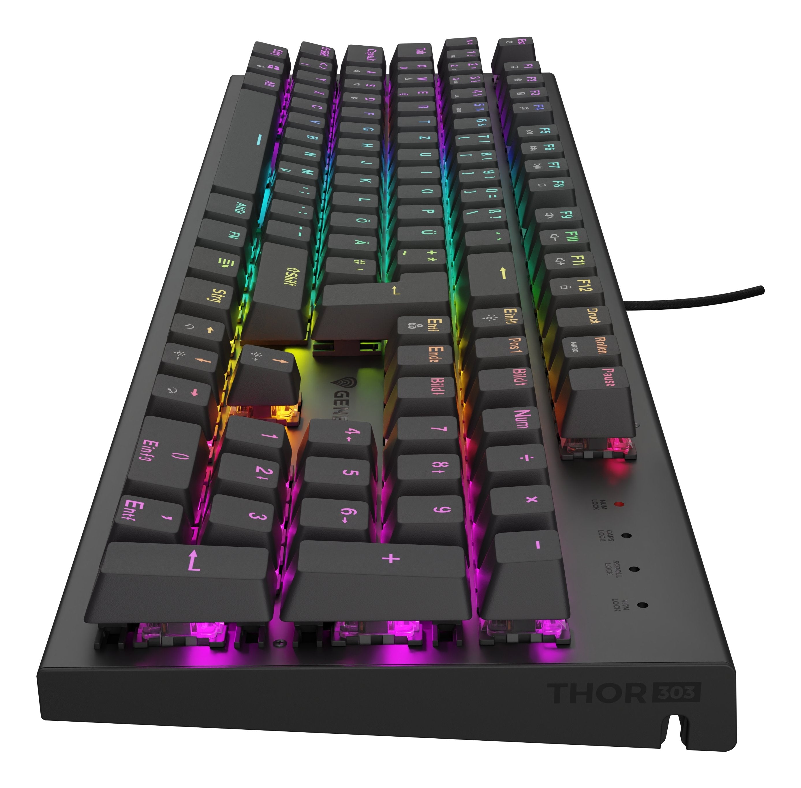 EAN 5901969444599 - GENESIS Thor 303 teclado Juego USB QWERTZ Alemán Negro imagen 2