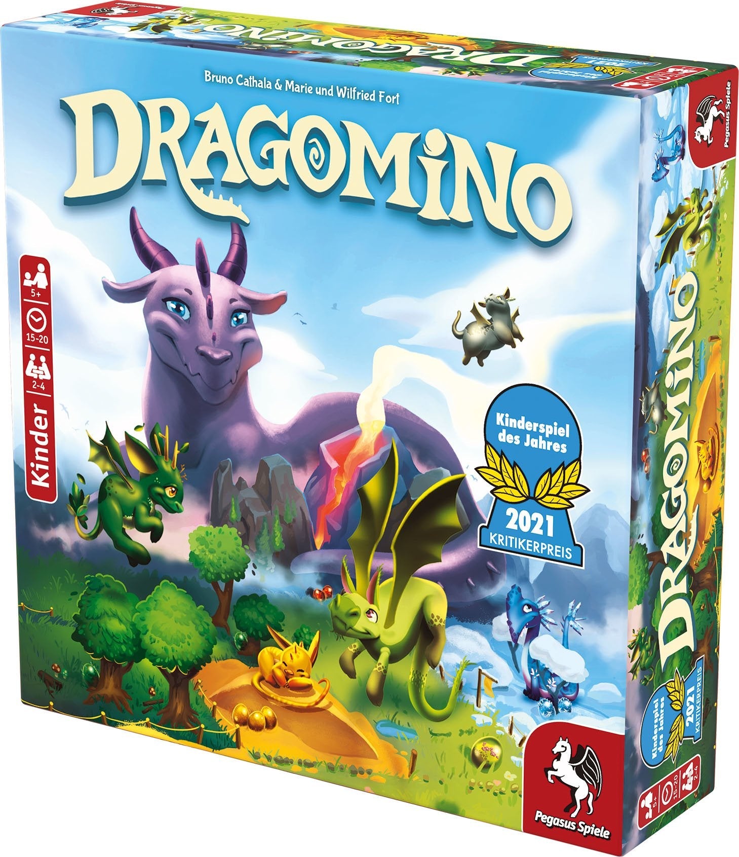 Pegasus Dragomino, Game Children'S Game De 2021 57111g