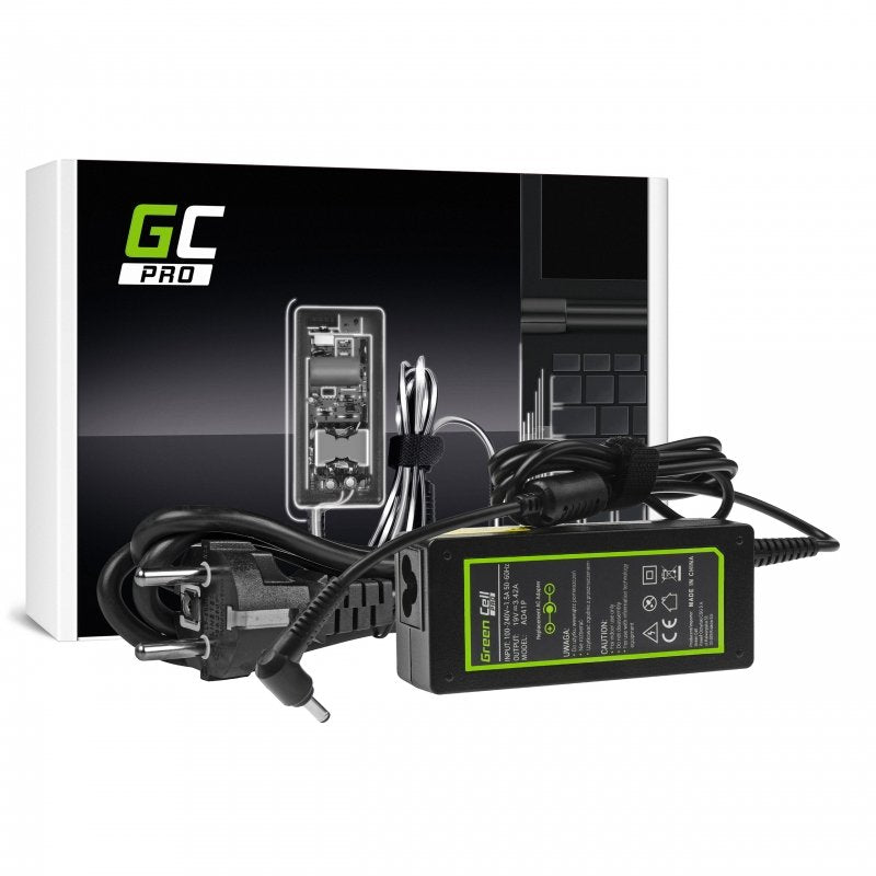 Cargador Portatil Asus 19v 3.42a 4.0x1.35mm Greencell
