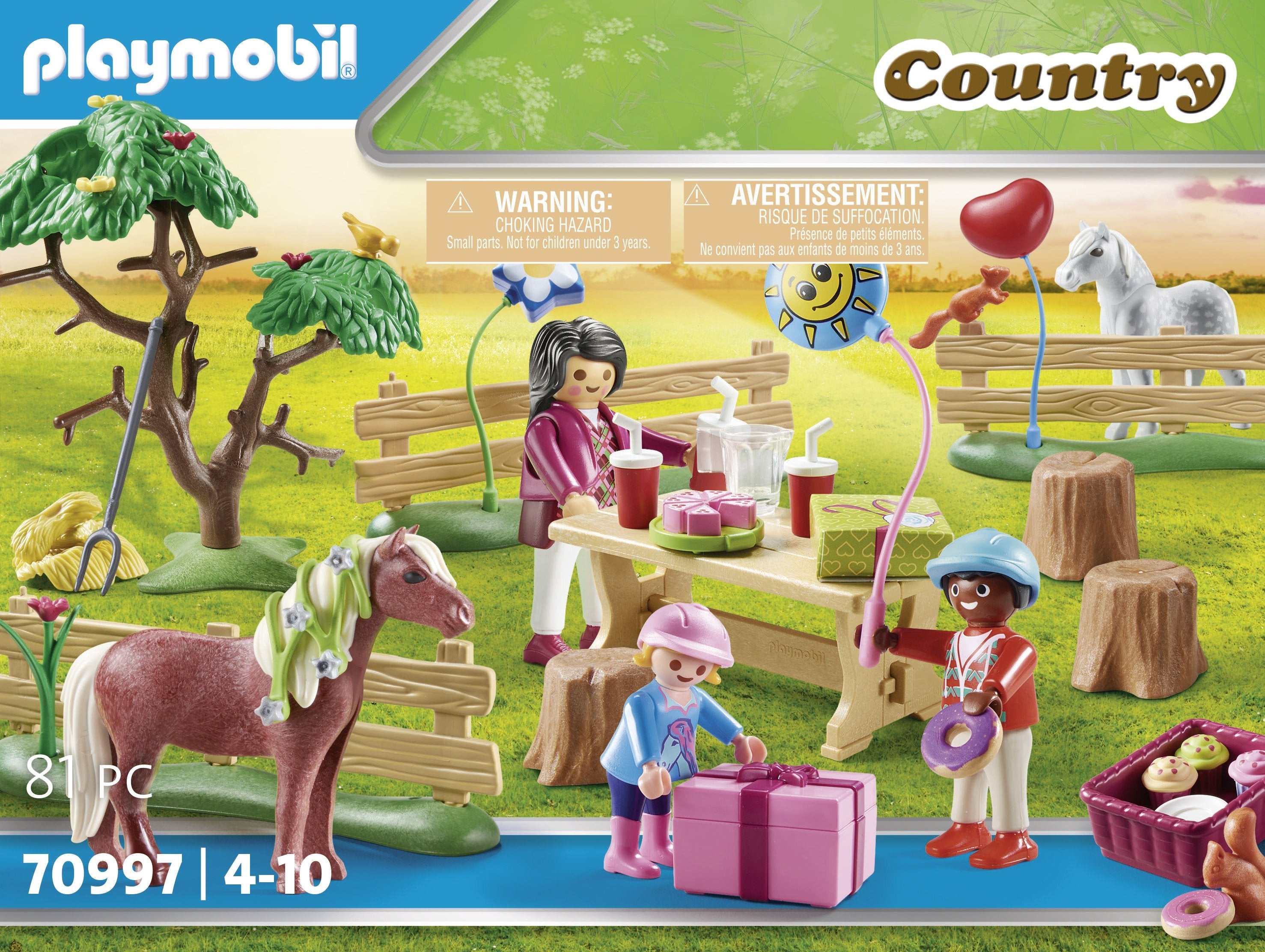 Playmobil 70997 Fiesta De Cumpleaños En La Granja De Ponis