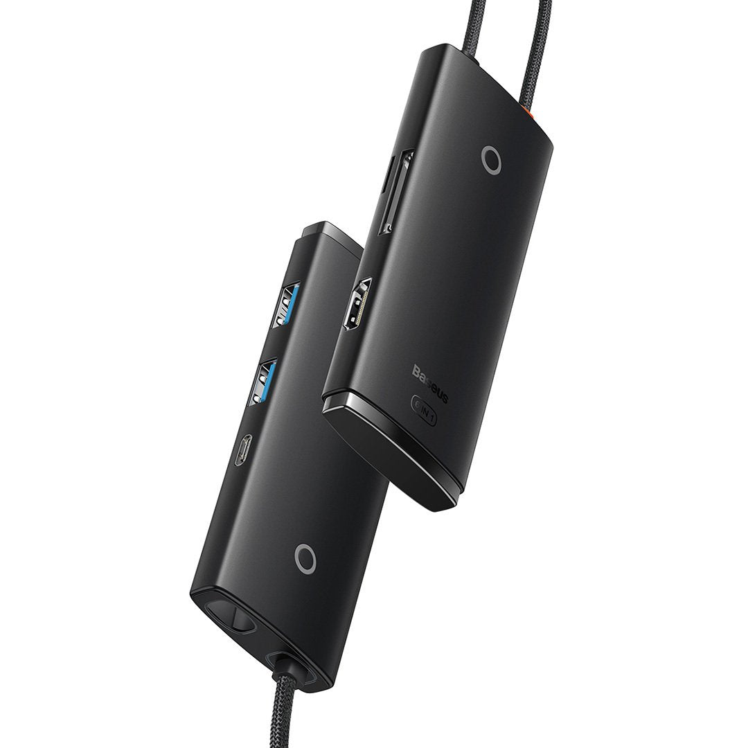 EAN 6932172606329 - Baseus WKQX050001 hub de interfaz USB Tipo C 5000 Mbit/s Negro imagen 3
