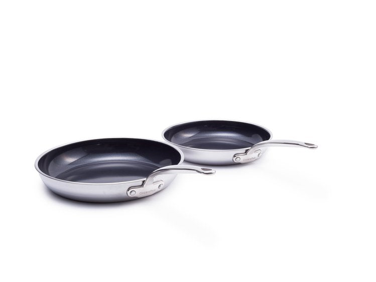 Greenpan Barcelona Pro 2tlg Bratfpfanneset 24+28cm Schwarz