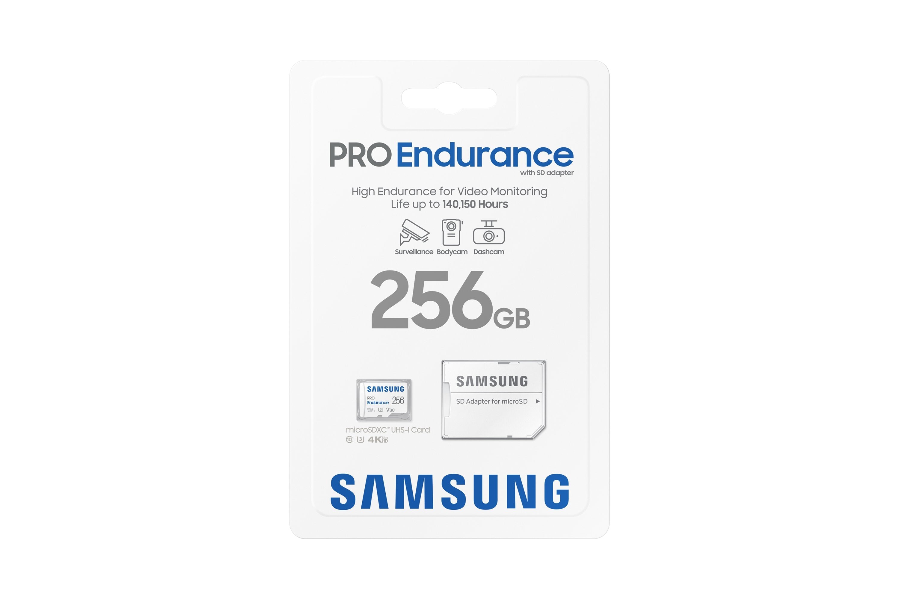Samsung Pro Endurance 256 Gb Microsdxc (2022), Class10 Mb-Mj256ka/Eu