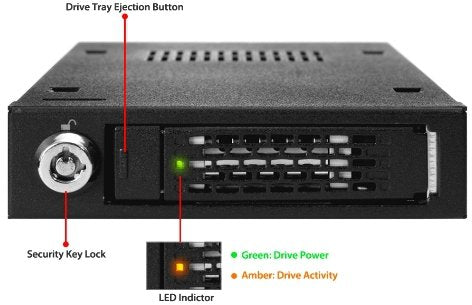 Icy Dock Mb991ik-B Panel Bahía Disco Duro Negro