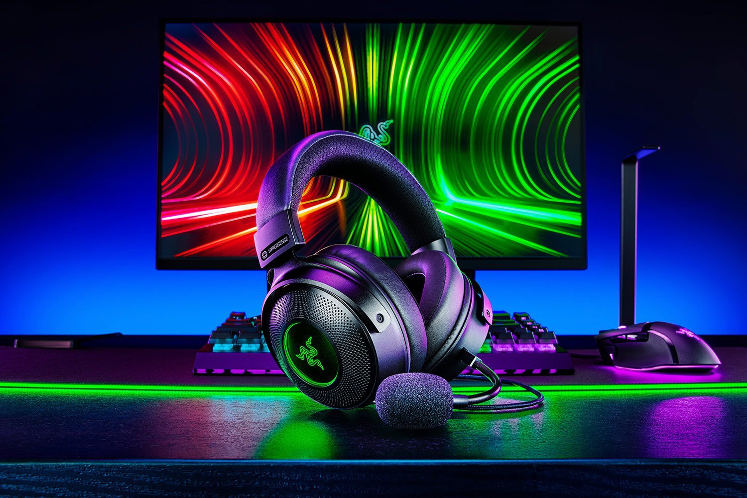 EAN 8886419378822 - Razer Kraken V3 HyperSense Auriculares Alámbrico Diadema Juego USB tipo A Negro imagen 6