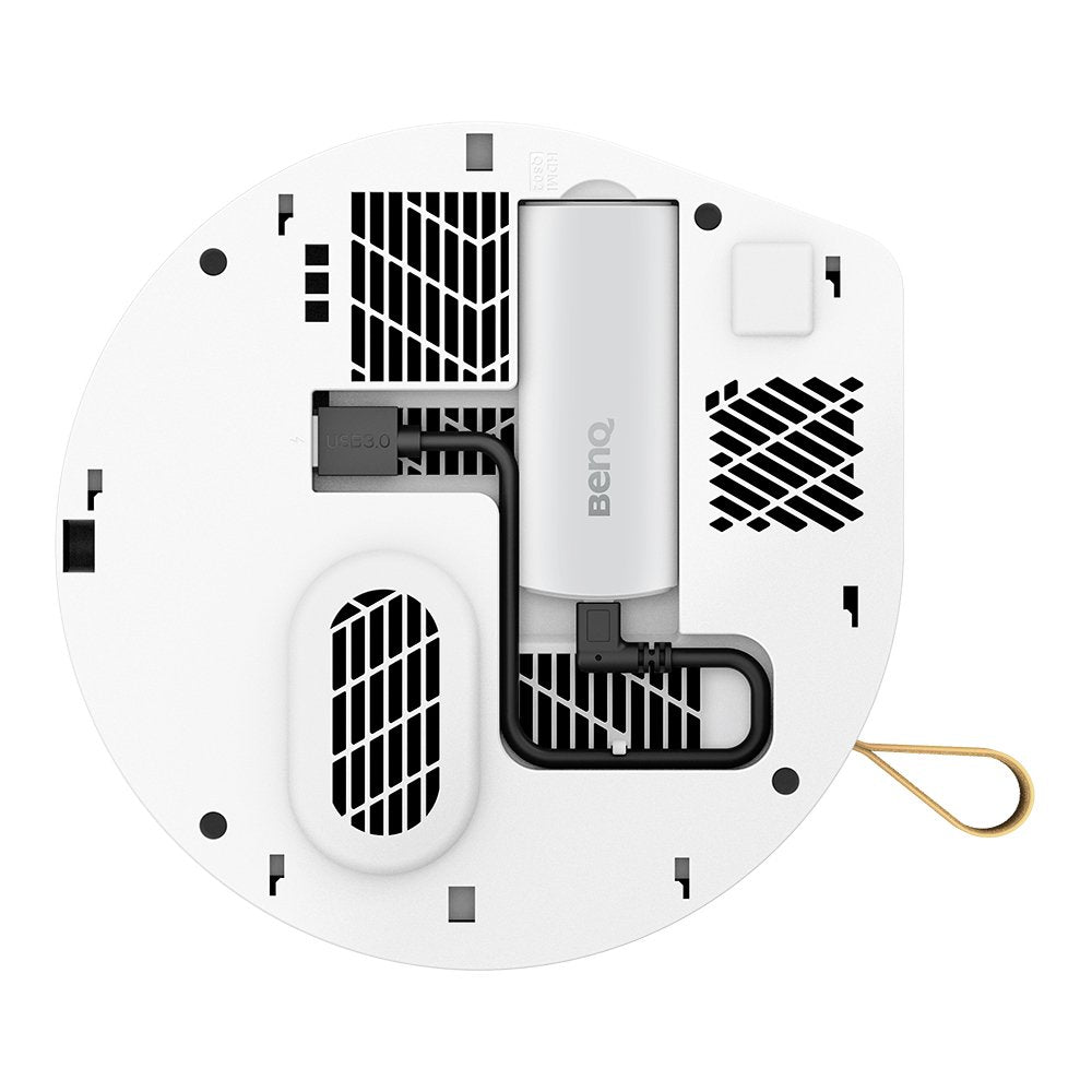 Benq Proyector Gv31 (9h.Js877.59e) 300lm, 1080p, Rec709, Tr 1.2, 16w Trevolo Chamber Speaker (2.1 Ch), 135 Degree Rotated Lens, Usb-Type-C, Built-In Battery, Drop Proof, Atv Qs02