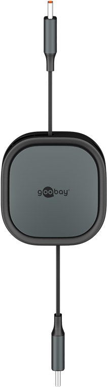 Cable Usb-C Autorretráctil, 1 M, Negro/Plateado
Cable De Carga Usb De 15 W En Una Robusta Caja.