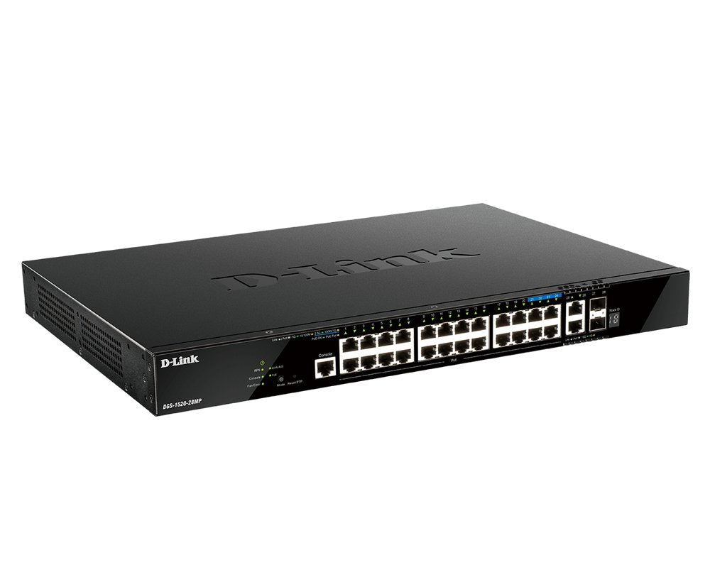 D-Link Dgs-1520-28mp/E Switch 20xgbe Poe 2x10 Sfp+