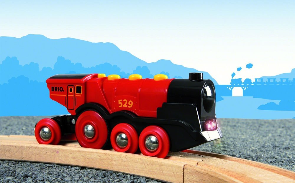 Vehículo De Juguete Brio Locomotora A Batería World Red Lola, 33592