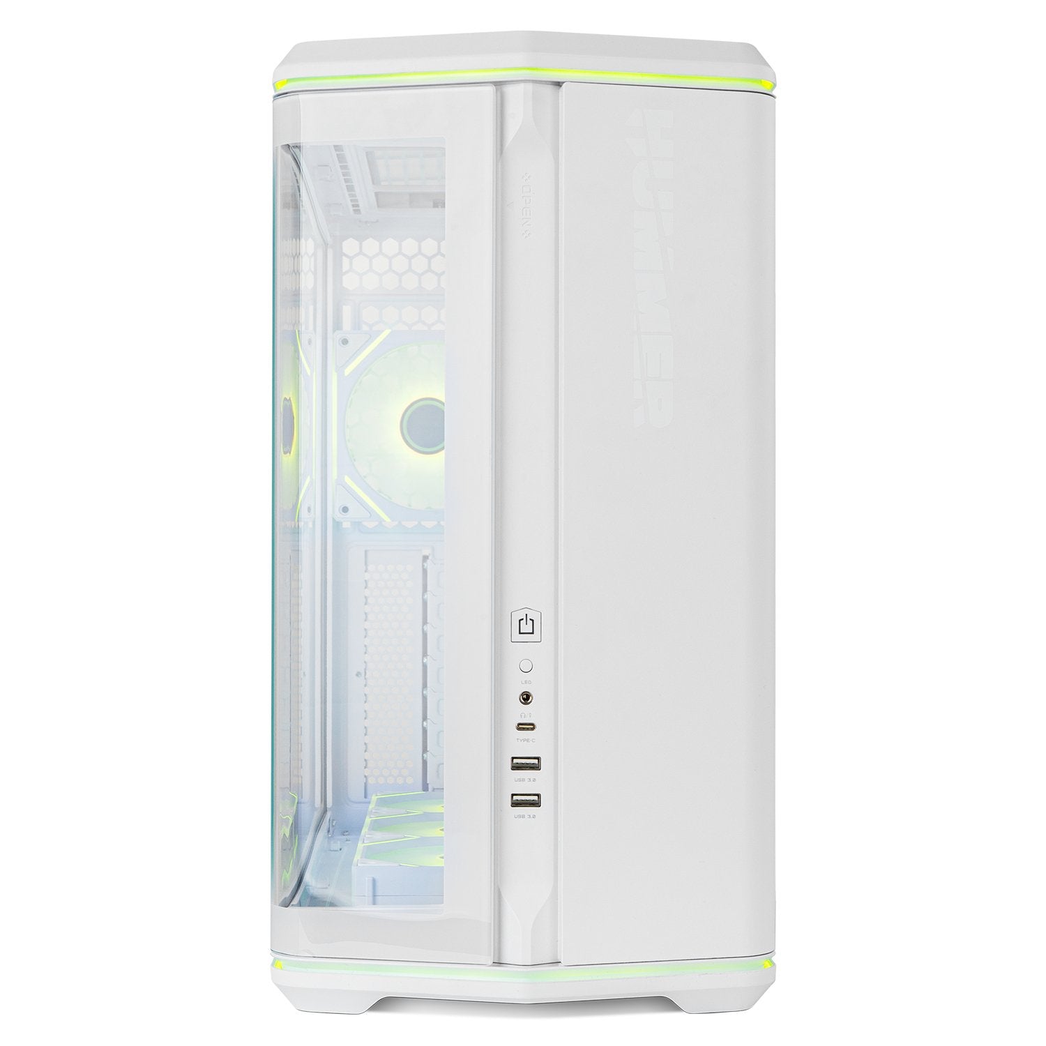 Caja Gaming Semitorre Nox Hummer Anvil Blanca