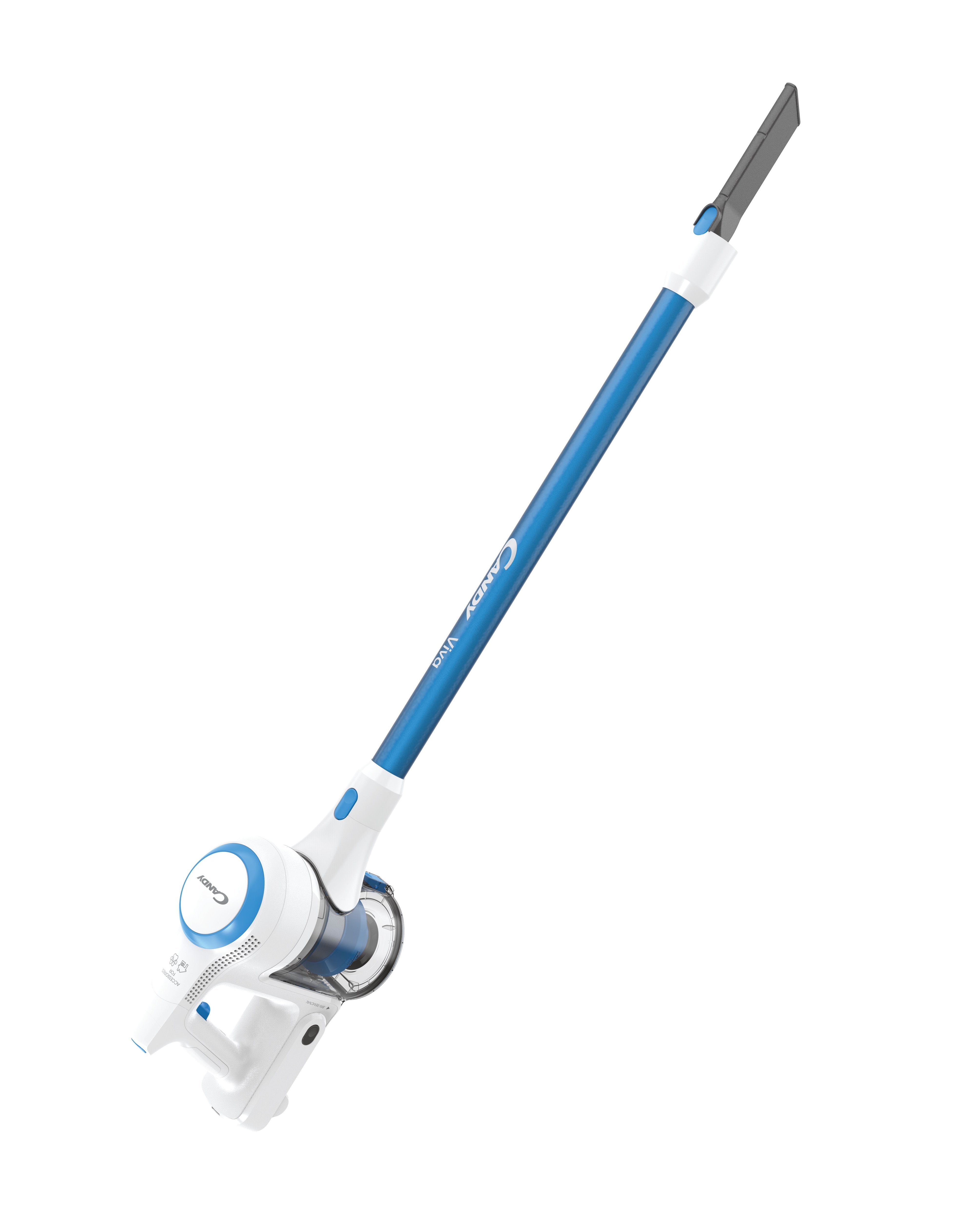 Candy Scopa Elettrica Cviva20 Ricaricabile Bianco/Blu