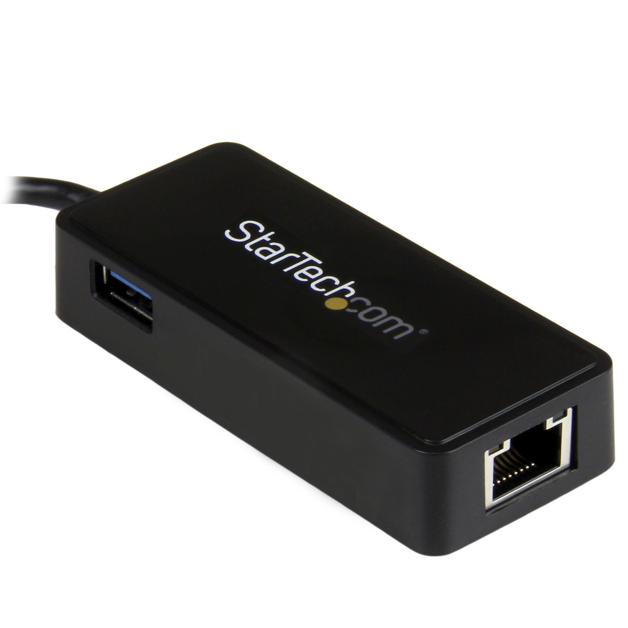 Startech Adaptador Red Usb-C A Rj45 Gigabit  + 1 Puerto Usb 3.0 Us1gc301au