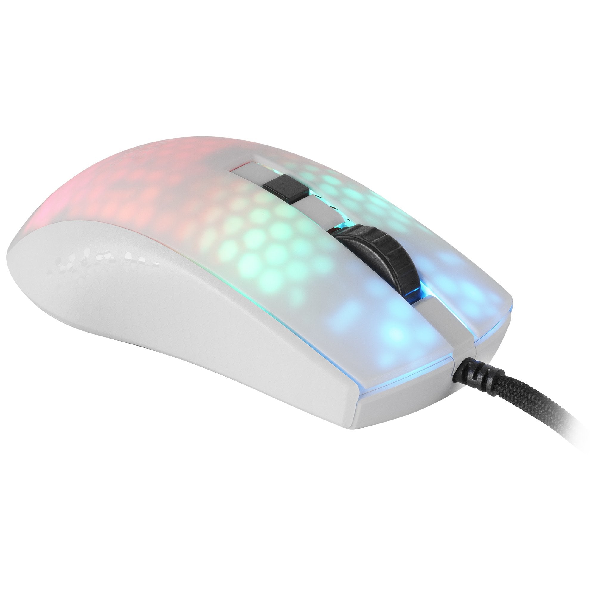 Ratón Gaming Mars Gaming Mmrw Hasta 12800 Dpi Blanco