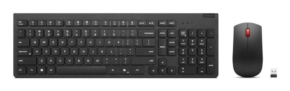 EAN 0195892117032 - Lenovo 4X31R64453 teclado Ratón incluido Oficina RF inalámbrico Inglés de EE. UU. Negro imagen 1