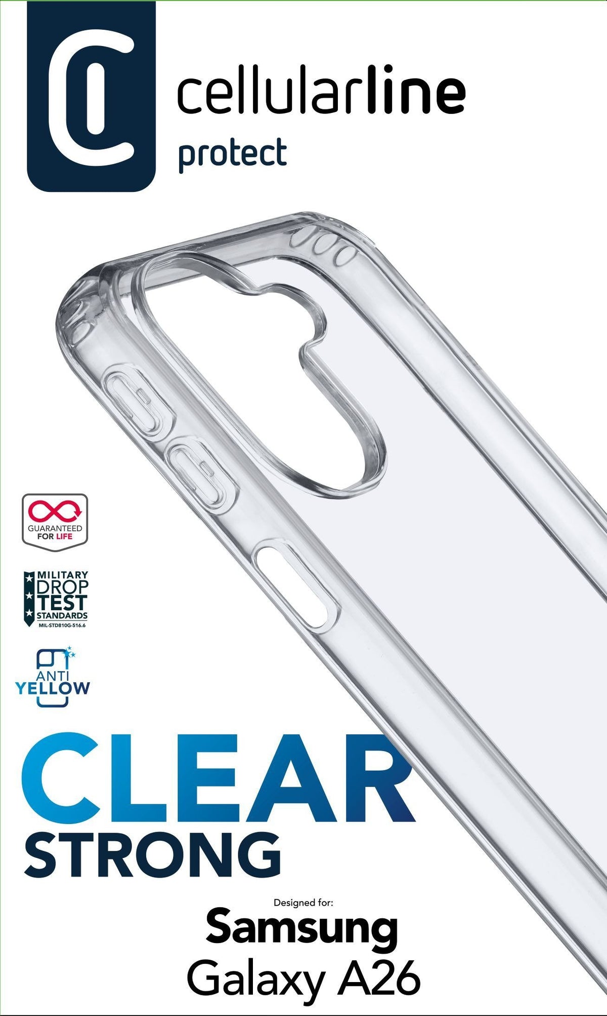 EAN 8018080493690 - Cellularline 8018080493690 funda para teléfono móvil 16,8 cm (6.6") Transparente imagen 2